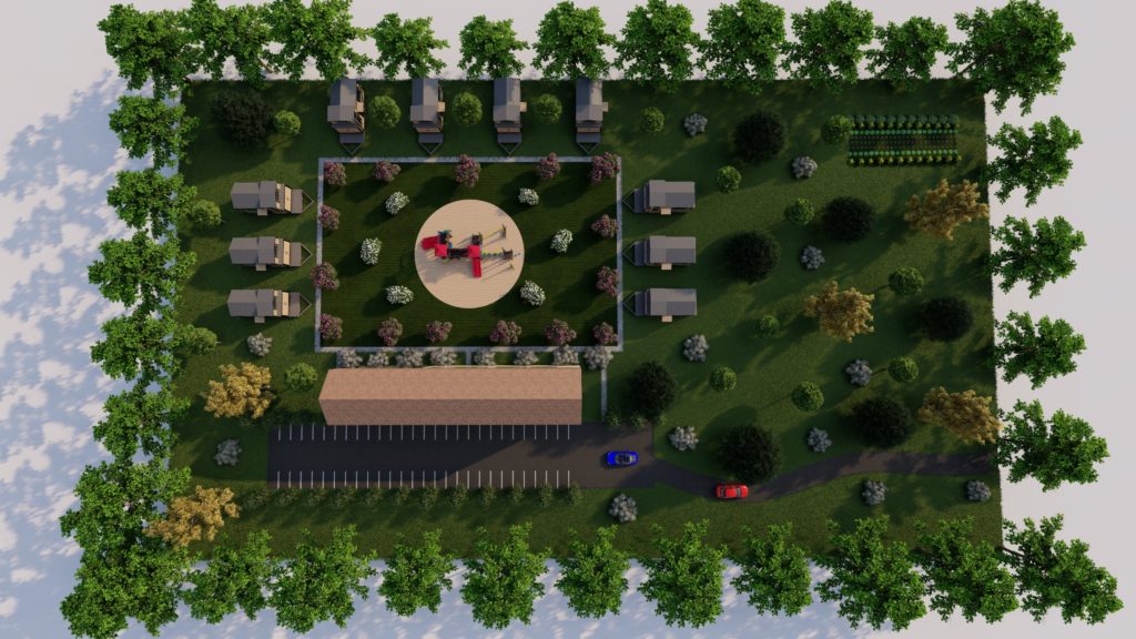 Transitional Housing Concept Drawing